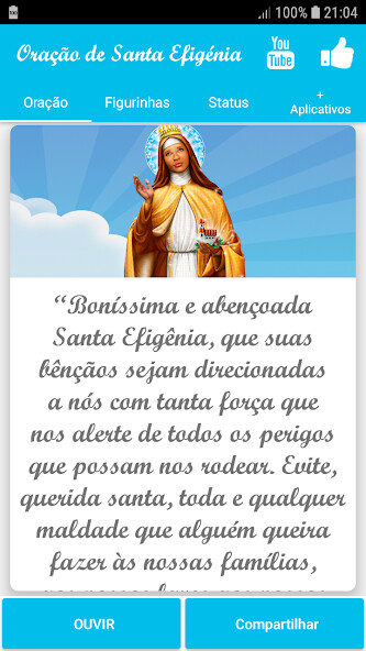 Run android online APK Prayer of Santa Efigénia from MyAndroid or emulate Prayer of Santa Efigénia using MyAndroid Run android online APK Prayer of Santa Efigénia from MyAndroid or emulate Prayer of Santa Efigénia using MyAndroid