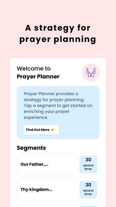 Emulate iPhone app Prayer Planner using MyAndroid