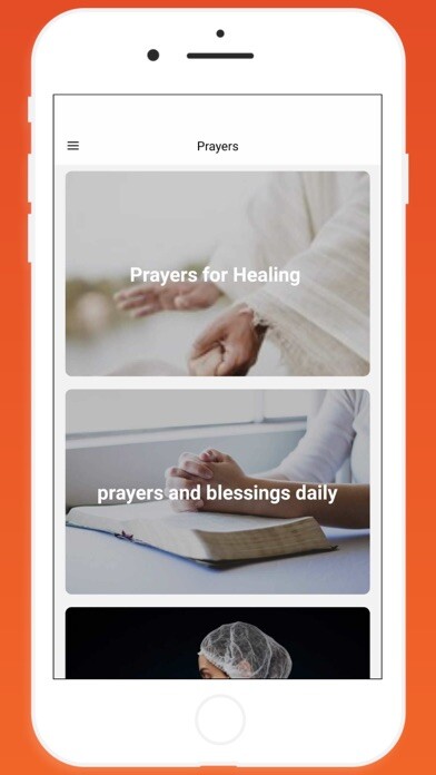 Emulate iPhone app Prayers and blessings using MyAndroid