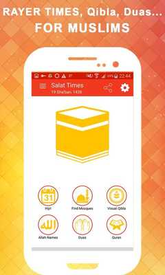 Emulate Android APK Prayer times  Qibla Locator