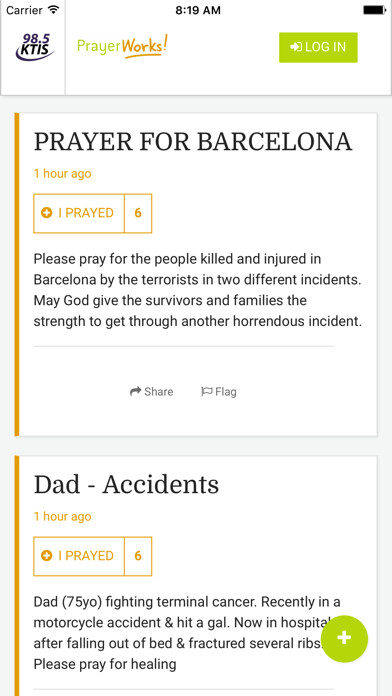 Emulate iPhone app PrayerWorks using MyAndroid