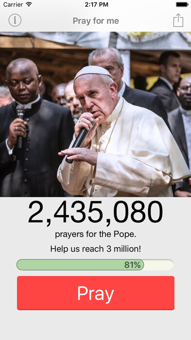 Emulate iPhone app Pray for the Pope using MyAndroid Emulate iPhone app Pray for the Pope using MyAndroid