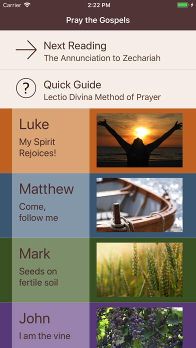 Emulate iPhone app Pray the Gospels using MyAndroid Emulate iPhone app Pray the Gospels using MyAndroid
