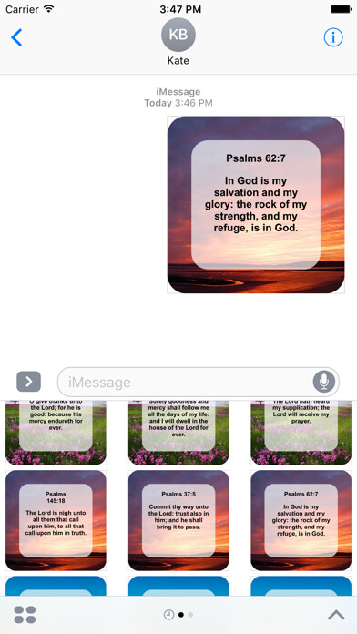 Emulate iPhone app Pray-Verse Stickers using MyAndroid Emulate iPhone app Pray-Verse Stickers using MyAndroid