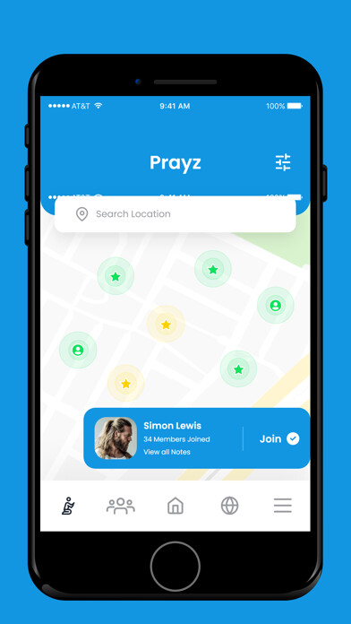 Emulate iPhone app Prayz - Global Prayer Tracker using MyAndroid Emulate iPhone app Prayz - Global Prayer Tracker using MyAndroid