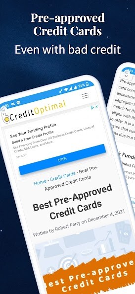 Run android online APK Pre-approved Credit Cards from MyAndroid or emulate Pre-approved Credit Cards using MyAndroid