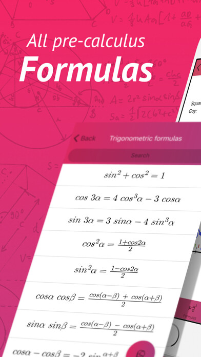 Emulate iPhone app Pre-calculus — formulas using MyAndroid Emulate iPhone app Pre-calculus — formulas using MyAndroid