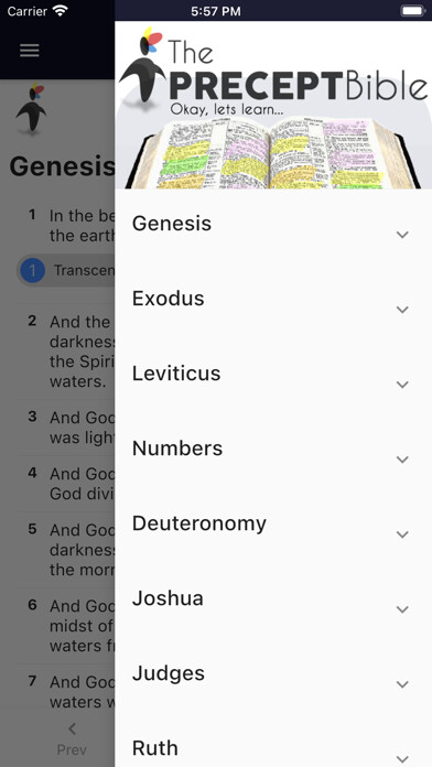 Emulate iPhone app Precept Bible using MyAndroid