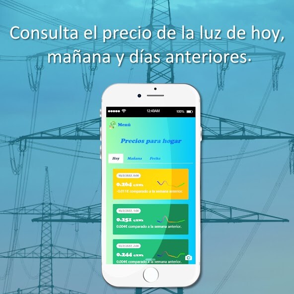 Run android online APK Precios de la luz por horas from MyAndroid or emulate Precios de la luz por horas using MyAndroid Run android online APK Precios de la luz por horas from MyAndroid or emulate Precios de la luz por horas using MyAndroid