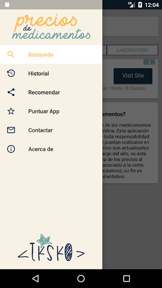 Run android online APK Precios de Medicamentos Argentina from MyAndroid or emulate Precios de Medicamentos Argentina using MyAndroid