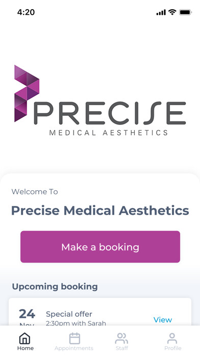 Emulate iPhone app Precise Medical Aesthetics using MyAndroid Emulate iPhone app Precise Medical Aesthetics using MyAndroid