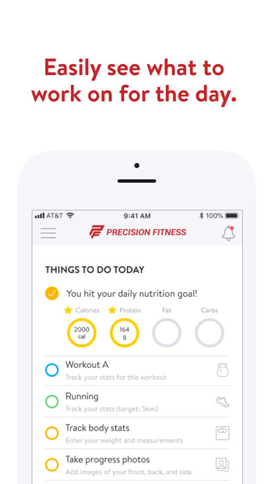 Emulate iPhone app Precision Fitness Online using MyAndroid