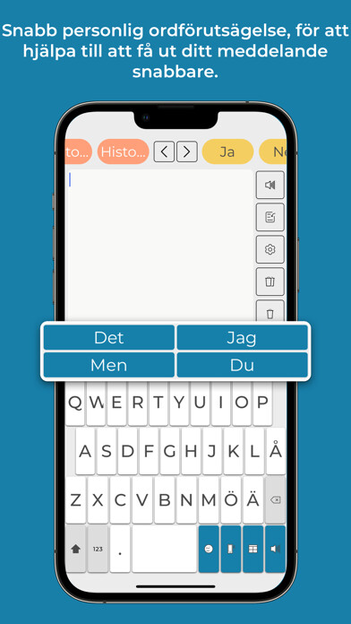 Emulate iPhone app Predictable Svensk using MyAndroid