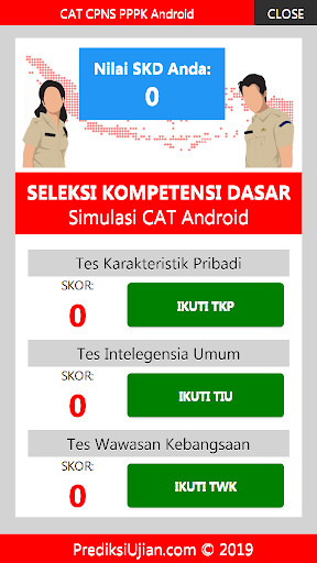 Run android online APK Prediksi SKD CPNS PPPK 2019 from MyAndroid or emulate Prediksi SKD CPNS PPPK 2019 using MyAndroid
