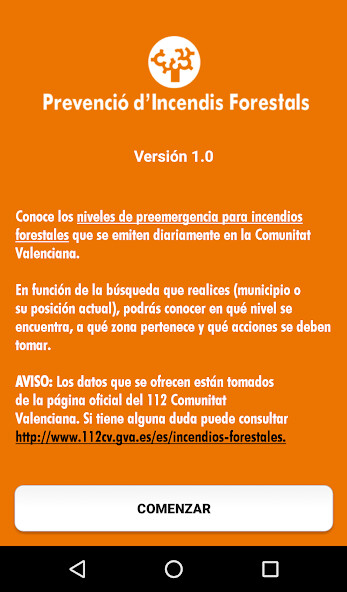 Run android online APK Preemergencia IF Comunitat Valenciana from MyAndroid or emulate Preemergencia IF Comunitat Valenciana using MyAndroid Run android online APK Preemergencia IF Comunitat Valenciana from MyAndroid or emulate Preemergencia IF Comunitat Valenciana using MyAndroid