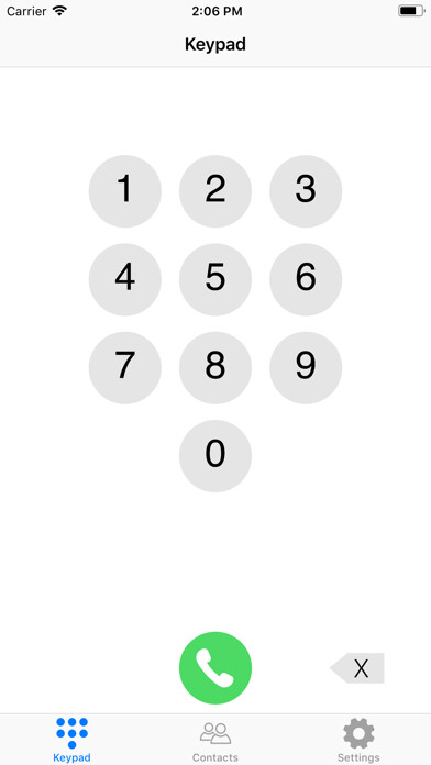 Emulate iPhone app Prefix Dialer—Overseas Calls using MyAndroid