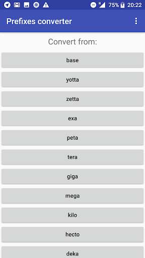 Run android online APK Prefixes converter from MyAndroid or emulate Prefixes converter using MyAndroid Run android online APK Prefixes converter from MyAndroid or emulate Prefixes converter using MyAndroid