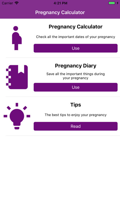 Emulate iPhone app Pregnancy Calculator & Diary using MyAndroid Emulate iPhone app Pregnancy Calculator & Diary using MyAndroid