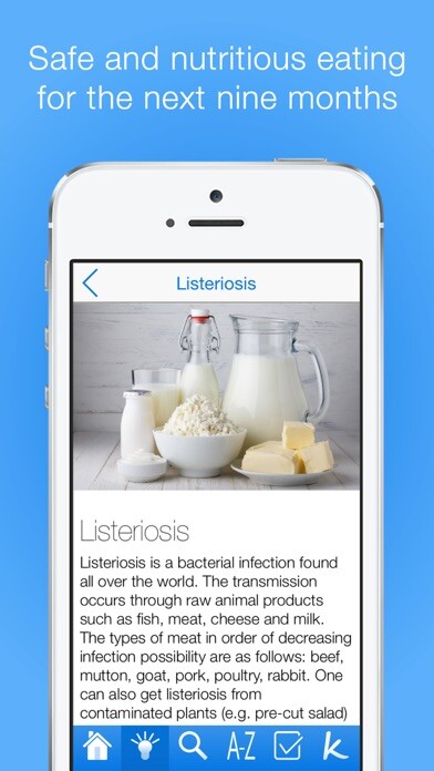 Emulate iPhone app Pregnancy Food Guide! using MyAndroid Emulate iPhone app Pregnancy Food Guide! using MyAndroid