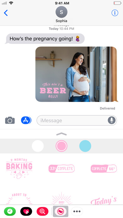 Emulate iPhone app Pregnancy Stickers - Baby Bump using MyAndroid Emulate iPhone app Pregnancy Stickers - Baby Bump using MyAndroid
