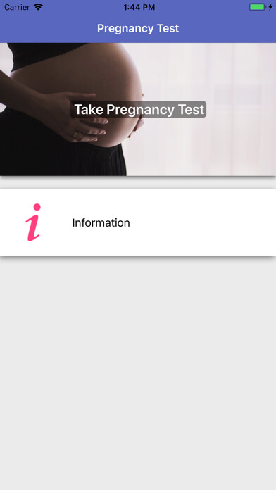 Emulate iPhone app Pregnancy Test - Symptoms using MyAndroid Emulate iPhone app Pregnancy Test - Symptoms using MyAndroid