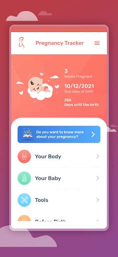 Run android online APK Pregnancy Tracker - preparation and training -2021 from MyAndroid or emulate Pregnancy Tracker - preparation and training -2021 using MyAndroid