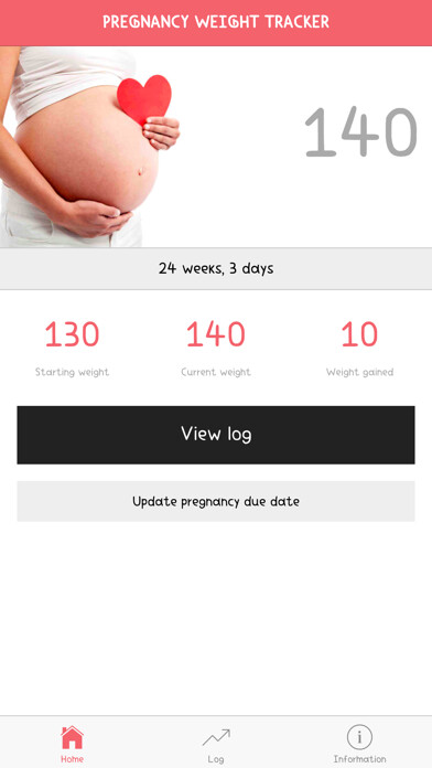 Emulate iPhone app Pregnancy Weight Gain Tracker using MyAndroid Emulate iPhone app Pregnancy Weight Gain Tracker using MyAndroid