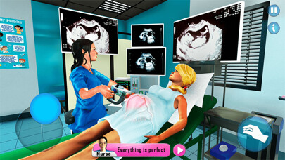 Emulate iPhone app Pregnant Mom Baby Care Games using MyAndroid