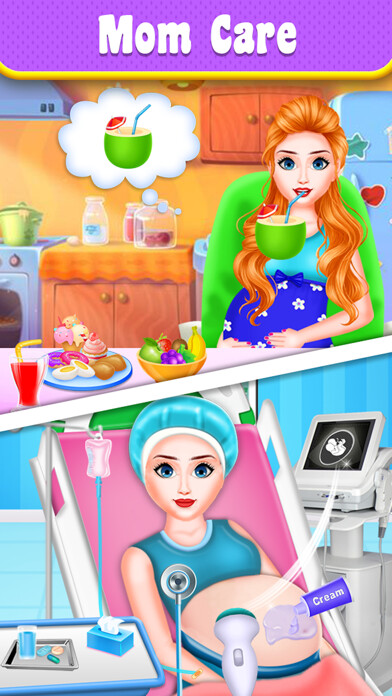Emulate iPhone app Pregnant Mom BabySitter Game using MyAndroid Emulate iPhone app Pregnant Mom BabySitter Game using MyAndroid