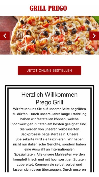 Emulate iPhone app Prego Grill using MyAndroid Emulate iPhone app Prego Grill using MyAndroid