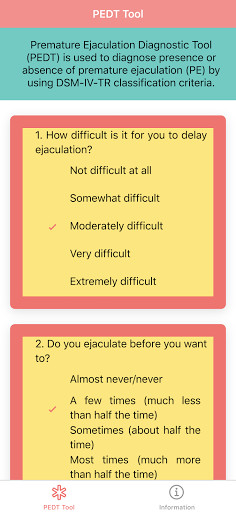 Run android online APK Premature Ejaculatory Tools - Diagnosis & Identify from MyAndroid or emulate Premature Ejaculatory Tools - Diagnosis & Identify using MyAndroid