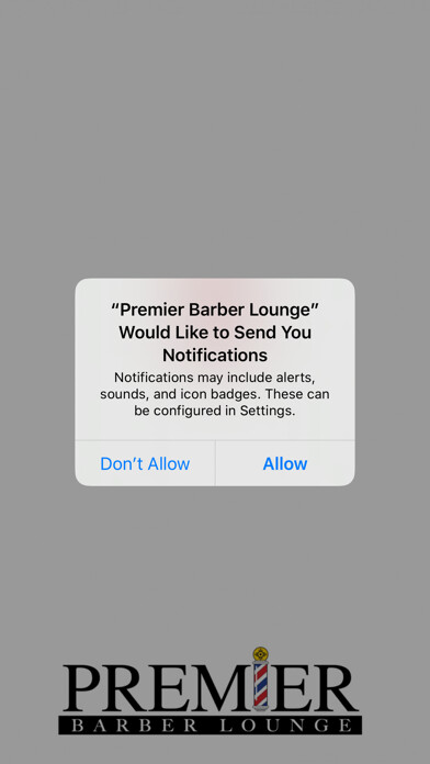 Emulate iPhone app Premier Barber Lounge using MyAndroid