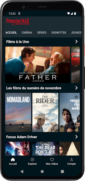 Run android online APK PREMIERE MAX from MyAndroid or emulate PREMIERE MAX using MyAndroid