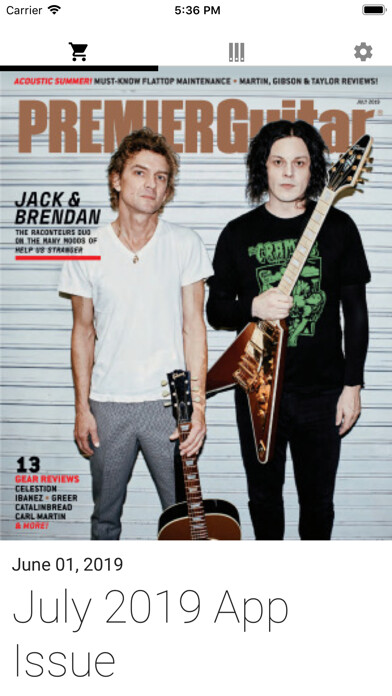 Emulate iPhone app Premier Guitar Magazine using MyAndroid