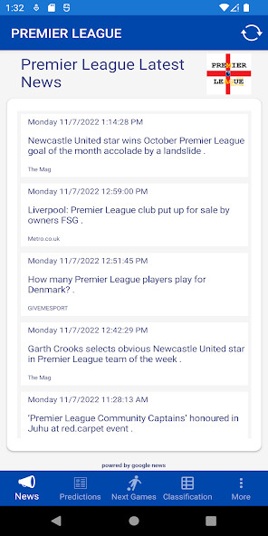 Run android online APK Premier League Info from MyAndroid or emulate Premier League Info using MyAndroid Run android online APK Premier League Info from MyAndroid or emulate Premier League Info using MyAndroid