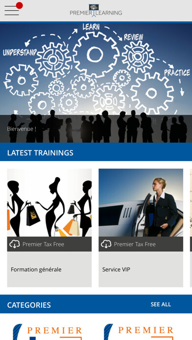 Emulate iPhone app Premier Learning-  DCC & Tax Free using MyAndroid