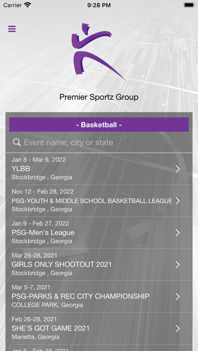 Emulate iPhone app Premier Sportz Group using MyAndroid