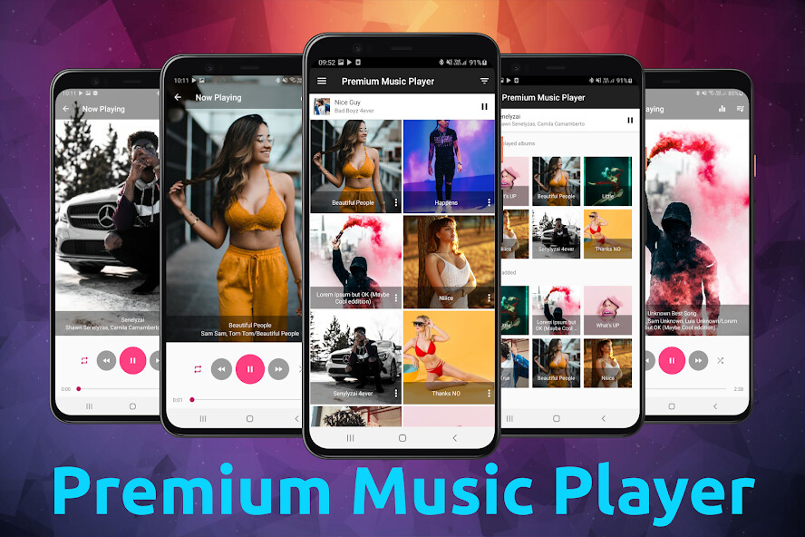 Run android online APK Premium Music Player from MyAndroid or emulate Premium Music Player using MyAndroid