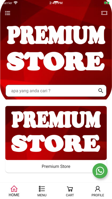 Emulate iPhone app Premium Store using MyAndroid