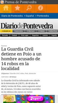 Emulate Android APK Prensa de Pontevedra