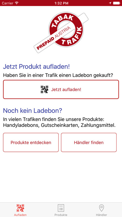 Emulate iPhone app Prepaid Austria using MyAndroid