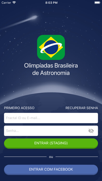 Emulate iPhone app Preparatório OBA using MyAndroid Emulate iPhone app Preparatório OBA using MyAndroid