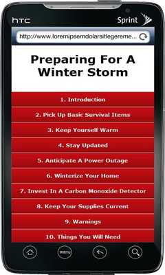 Emulate Android APK Preparing For A Winter Storm Emulate Android APK Preparing For A Winter Storm