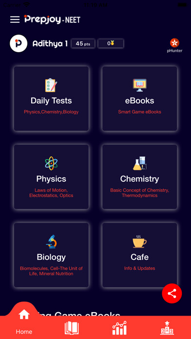 Emulate iPhone app Prepjoy - NEET using MyAndroid