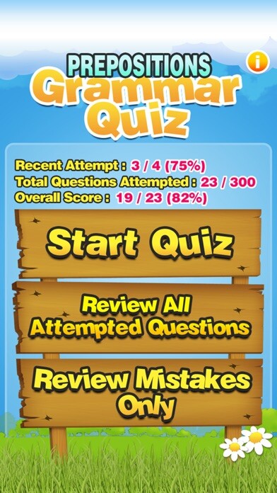 Emulate iPhone app Prepositions Grammar Quiz Lite using MyAndroid Emulate iPhone app Prepositions Grammar Quiz Lite using MyAndroid