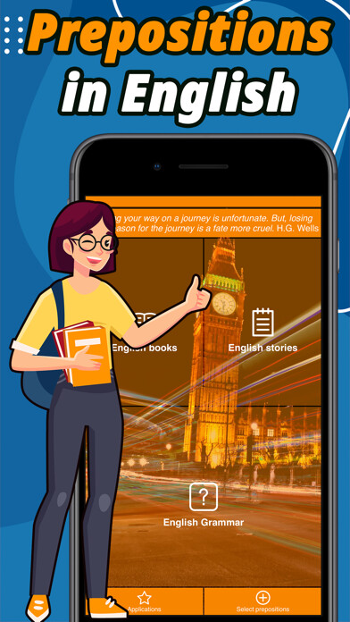 Emulate iPhone app Prepositions in English: Learn using MyAndroid Emulate iPhone app Prepositions in English: Learn using MyAndroid