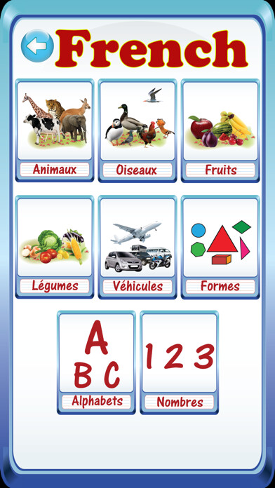 Emulate iPhone app Preschooler Kids French ABC Alphabets & Numbers Flash Cards using MyAndroid Emulate iPhone app Preschooler Kids French ABC Alphabets & Numbers Flash Cards using MyAndroid