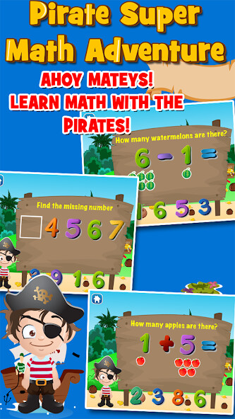 Run android online APK Preschool Math: Pirate Kid from MyAndroid or emulate Preschool Math: Pirate Kid using MyAndroid