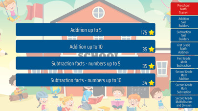 Emulate iPhone app Preschool Math Trainer using MyAndroid