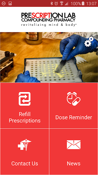 Emulate Android APK Prescription Lab Compounding